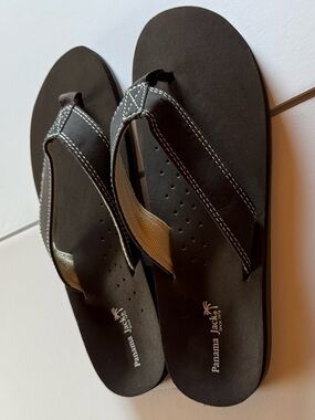 Panama Jack Men’s Black  Flip Flops